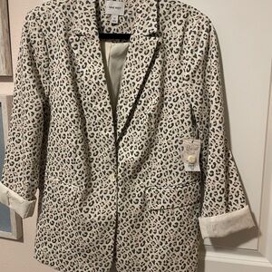 Nine West Leopard Print Women's Jacket